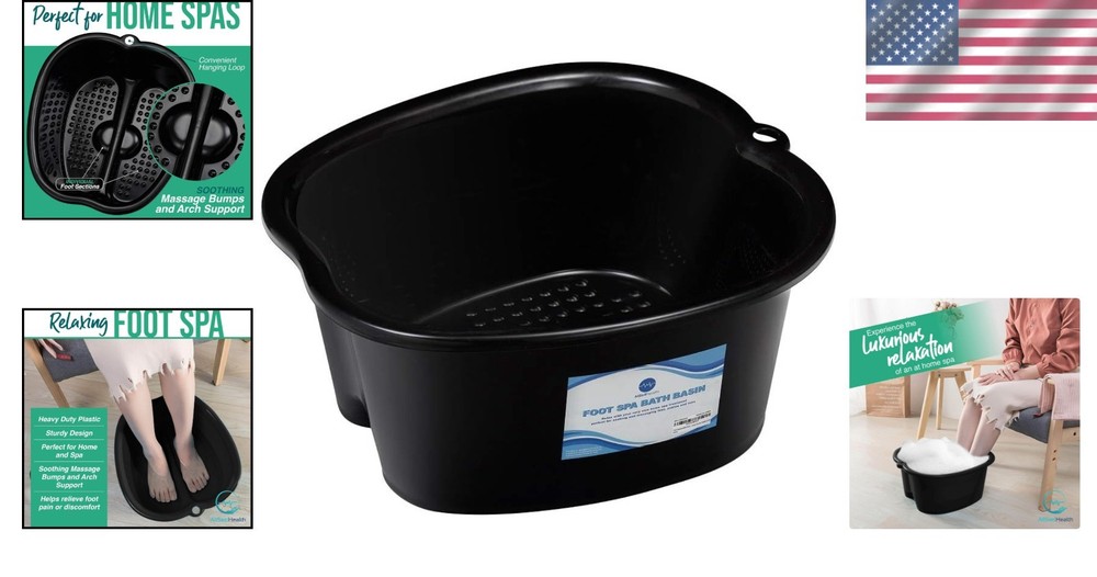 Luxurious Large Foot Soaking Basin with Heat for Ultimate Spa Experience