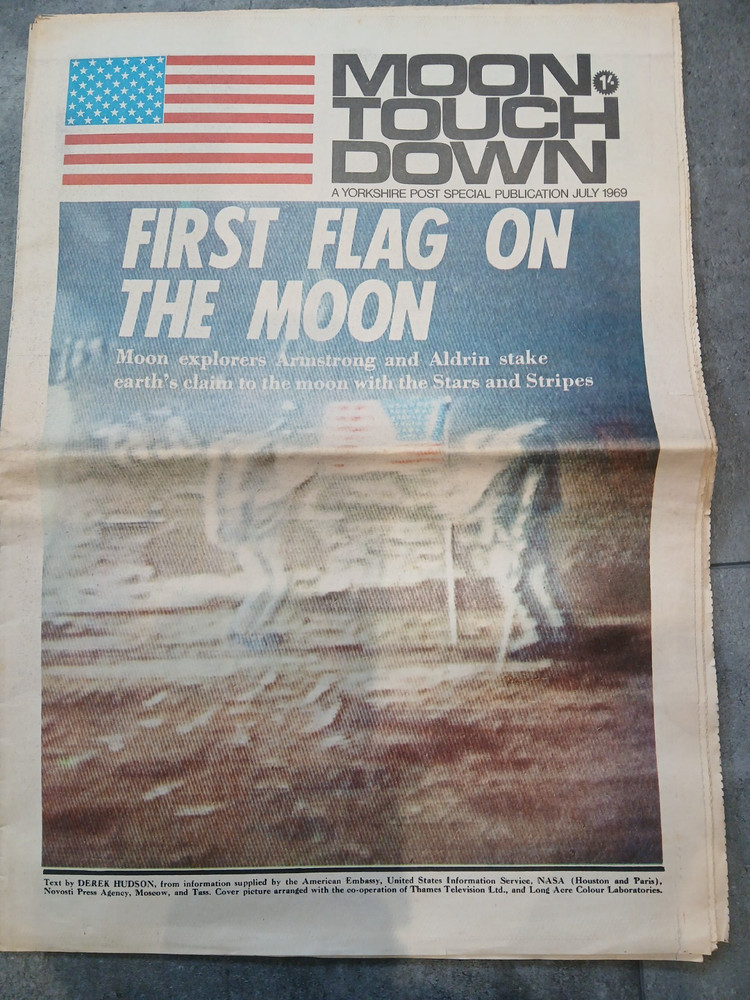 Yorkshire Post celebratory 'Moon Landing'
