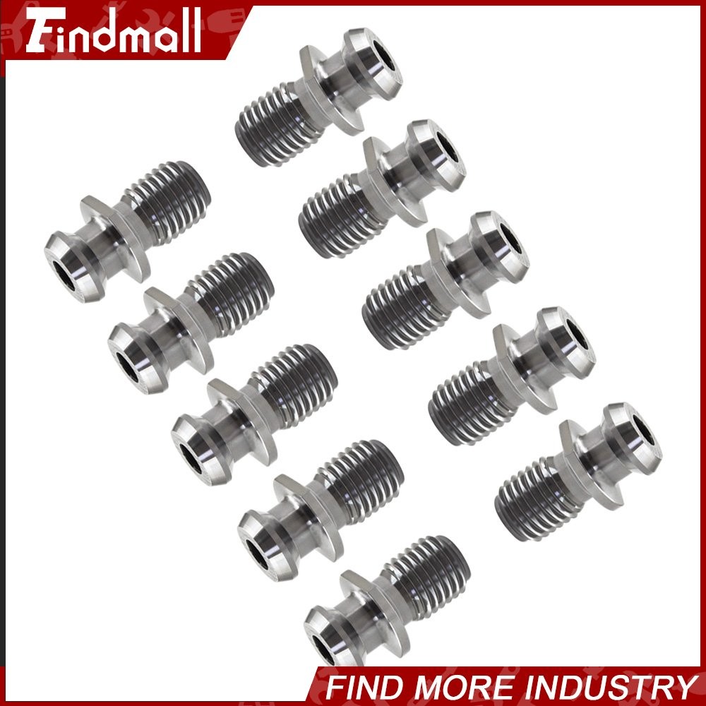 10 Pack CAT50 45°1.140" Pull Stud Coolant Thru Retention Knob for Mazak