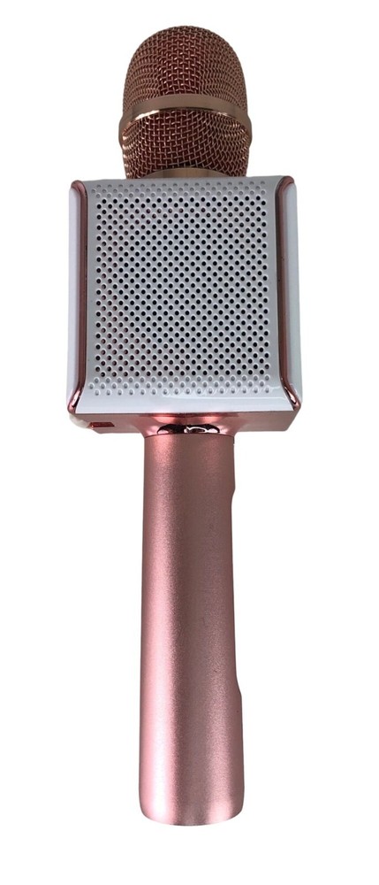 Pop solo Glow Bluetooth LED Rose Gold Karaoke Microphone & Speaker