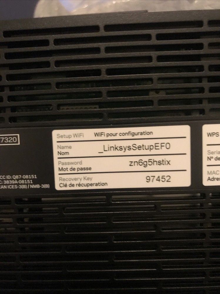linksys max stream modelo MR7320 wifi UNTESTED