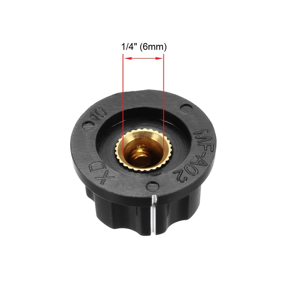 5Pcs Speaker Control Knob Power Amplifier Knob 23mm Dia. Rotary Knobs