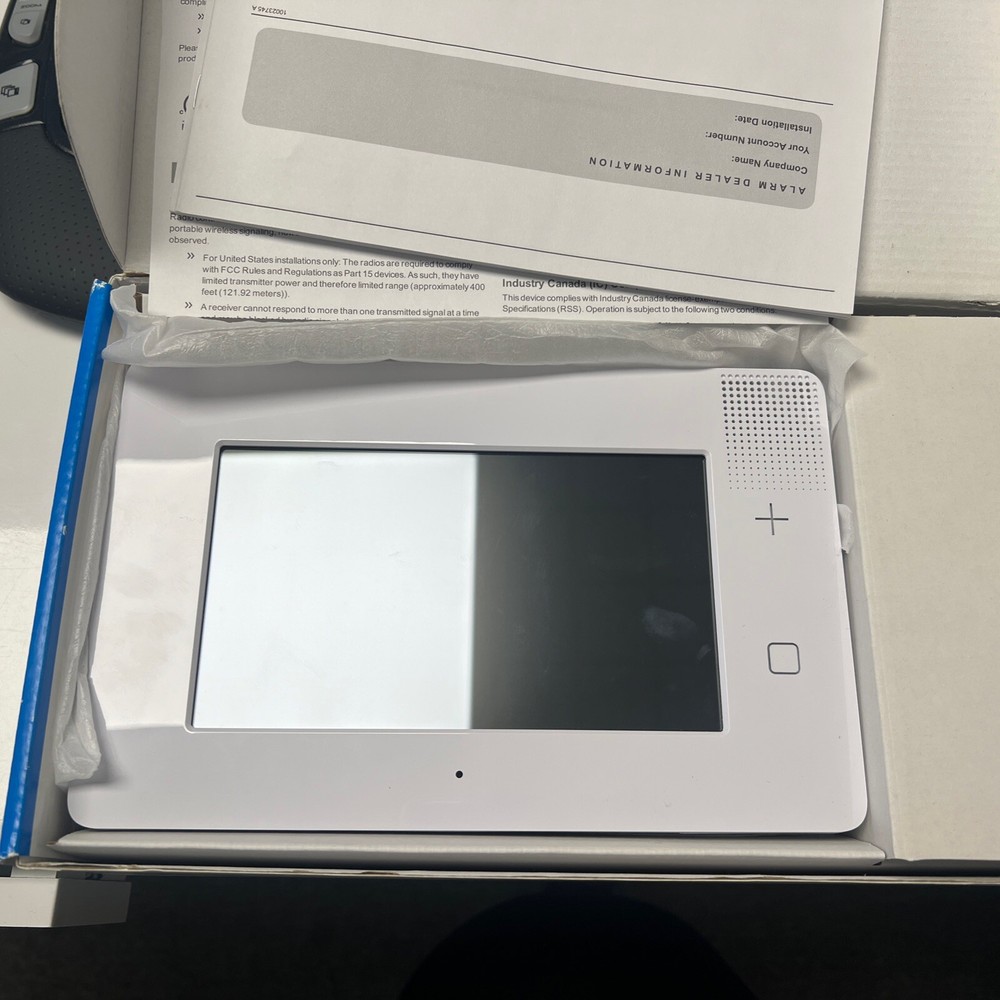 2GIG GC3E-345 7" Touch Screen Security and Control Panel - White