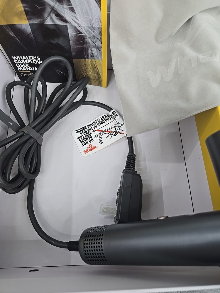 Whalers Hair Dryer CareFlow , W/ Concentrator & Diffuser