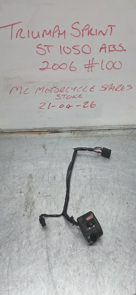 triumph Sprint St 1050  left Switchgear 2005 2007
