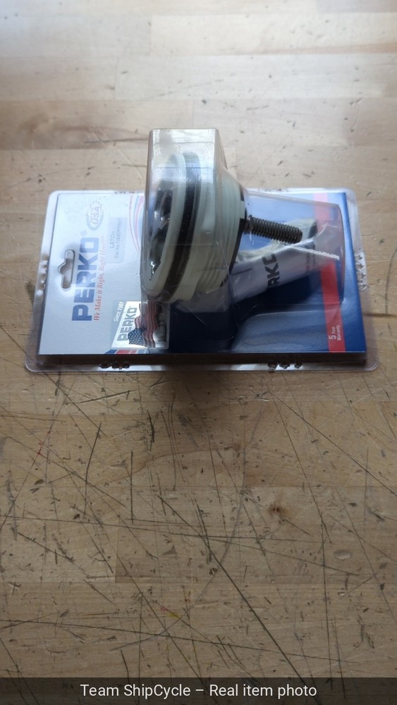 Perko Flush Latch Surface Mount Offset Cam Bar 25 Hole White G1N