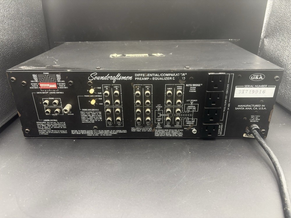 Soundcraftsmen DX4200 Preamp/Equalizer