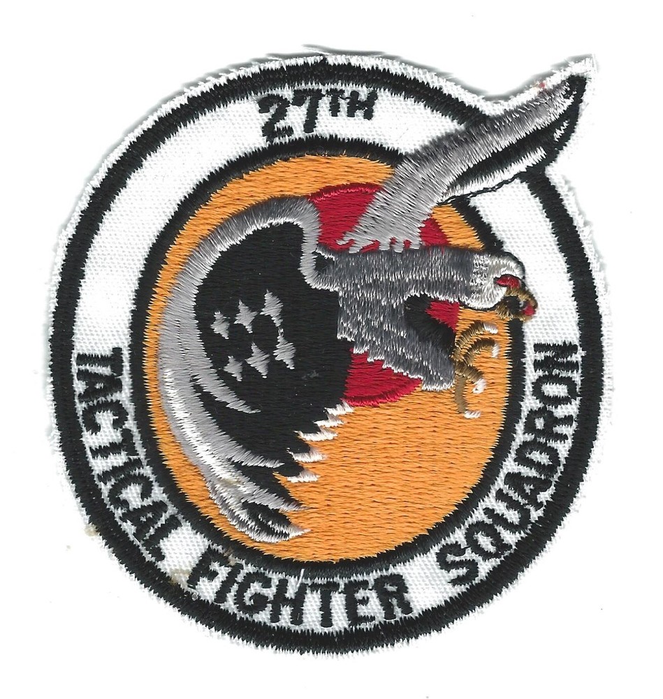 70's-80's 27th TAC FIGHTER SQUADRON patch