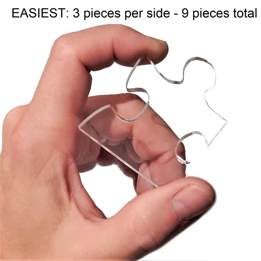 Puzzle Impossible - CLEAR JIGSAW PUZZLE that started the WORLDWIDE CRAZE!