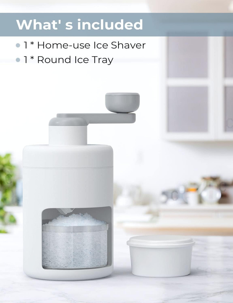 Portable Ice Crusher with Complimentary Ice Cube Trays