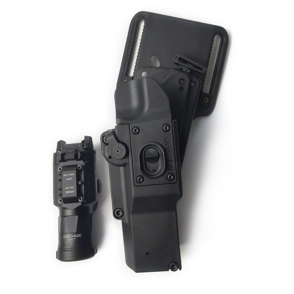 XH35 Weaponlight LED White Dual Output Strobe Stream Light with Holsters Adapter