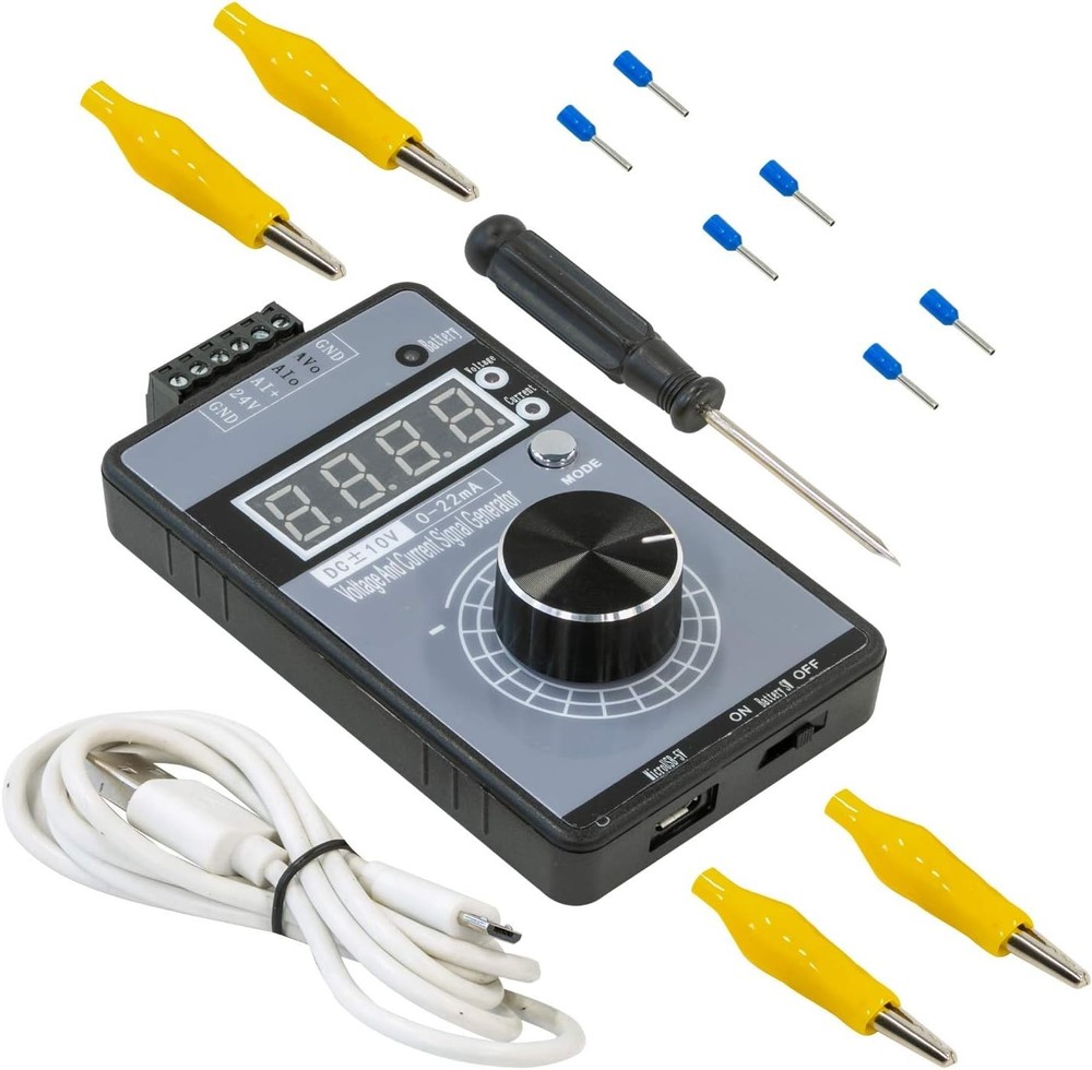 Multimeter-Compatible DC Current & Voltage Signal Generator—Accurate & Portable