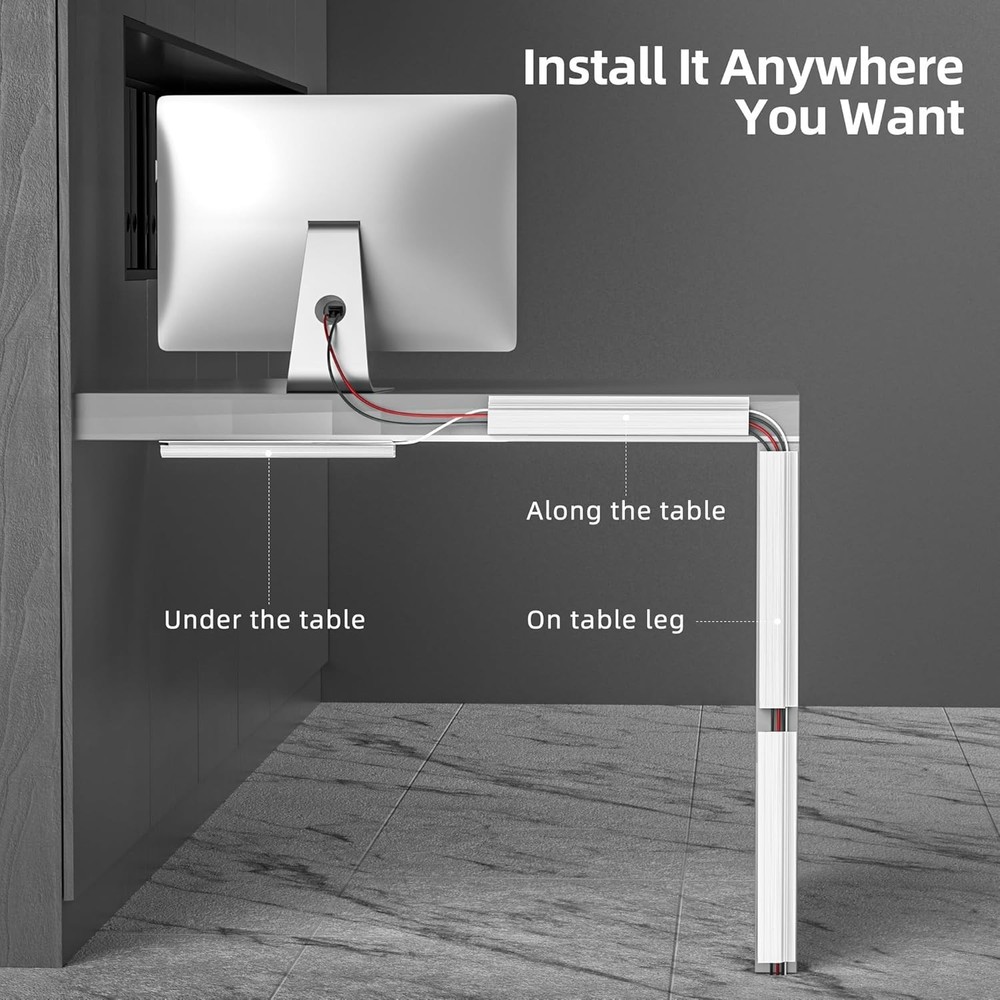 94.2 in Cable Organizer Under Desk Brand Commitment Customer Support Satisfactio