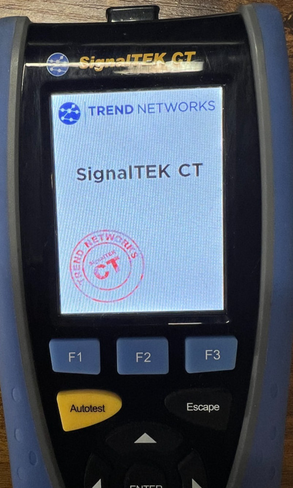 Trend Networks SignalTEK CT Copper Data Cable Transmission Tester