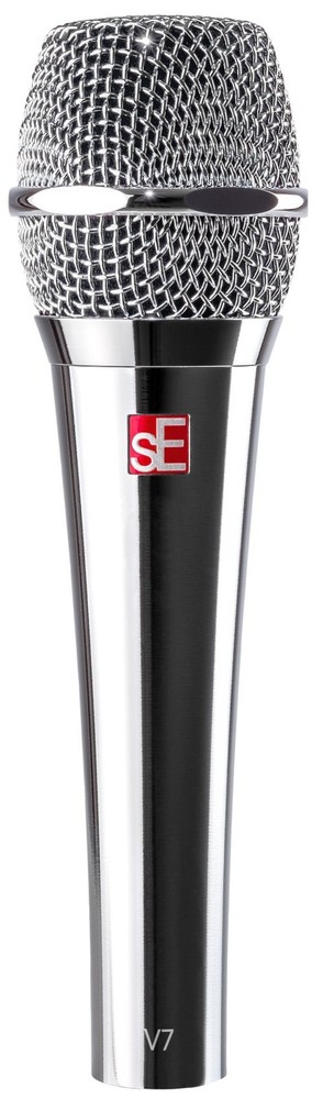 Se Electronics V7 CHROME Dynamic Microphone Handheld Mic+External Windscreen