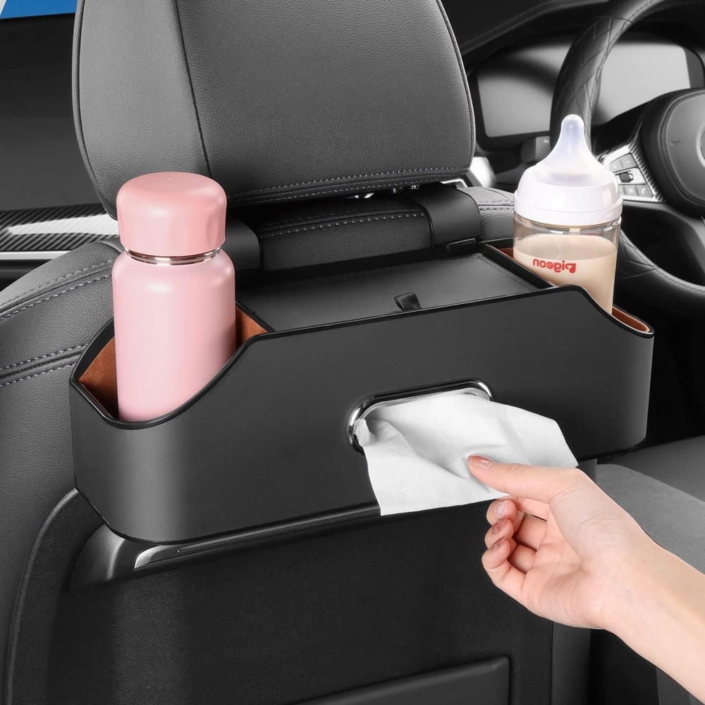 Universal Car Seat Back Organizer with Easy Installation & Multi-Functionality