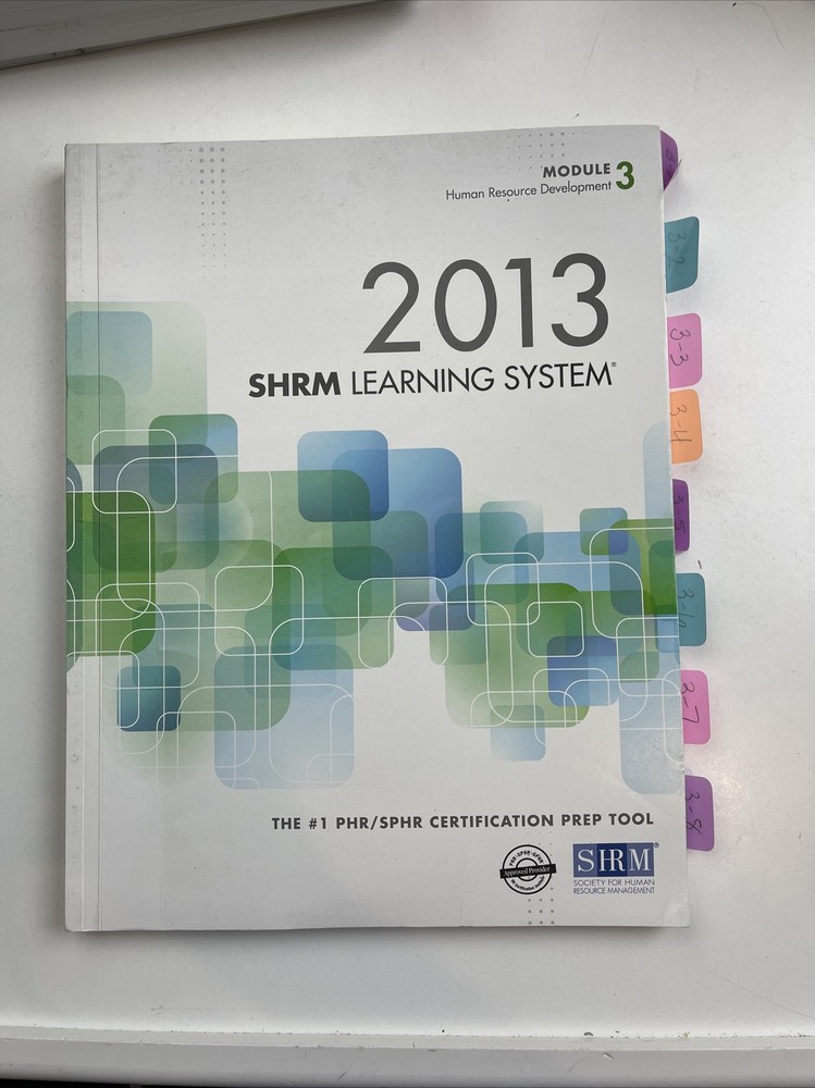 SHRM Learning System books 2013