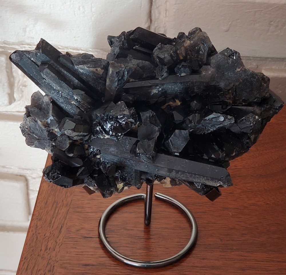 Black Tourmaline Crystal, Massive Protection