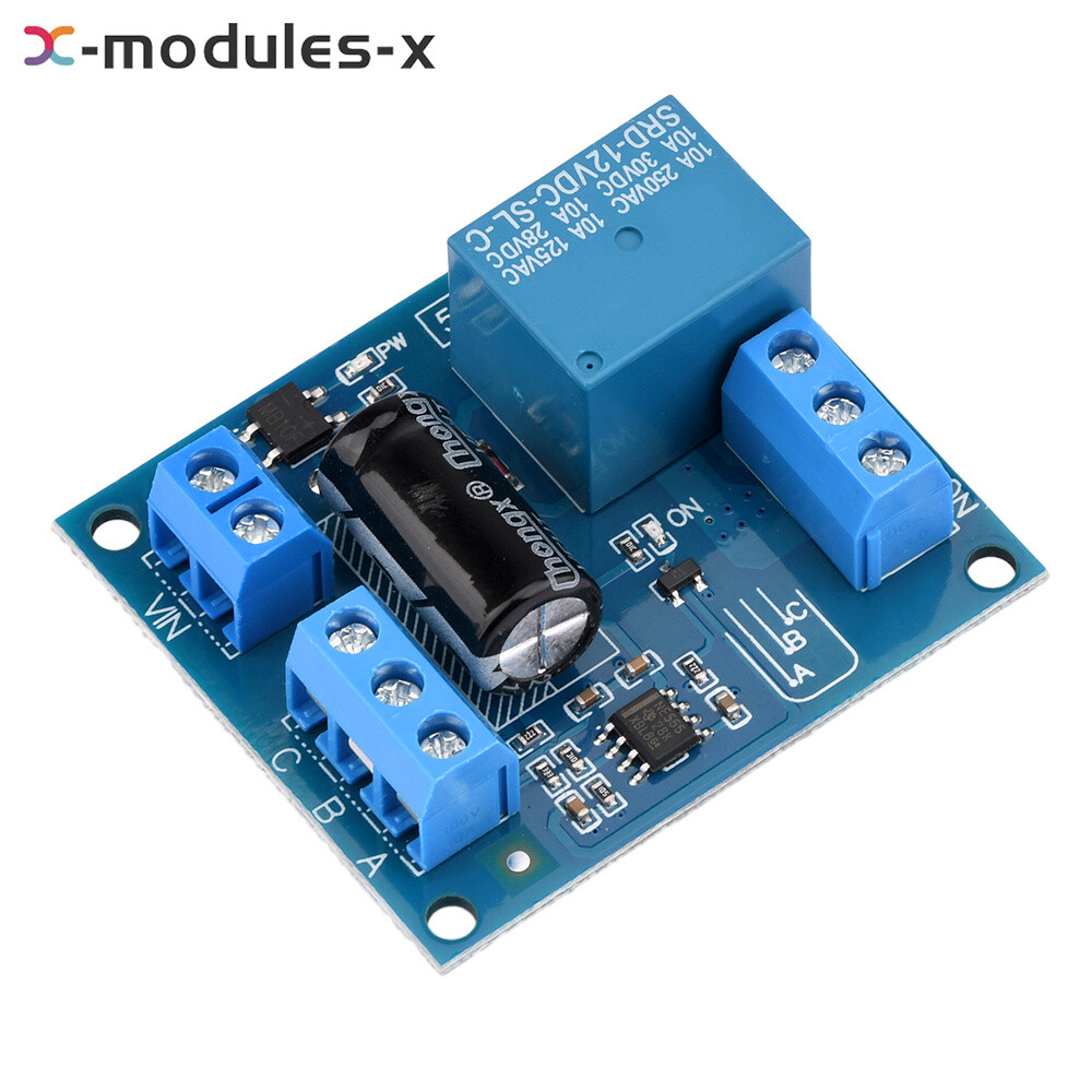 DC12V NE555 Automatic Water Level Control Module Liquid Sensor Switch Relay New