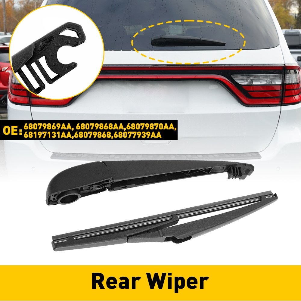 For 2011-2019 DODGE DURANGO Rear Windshield Wiper Arm & Kit Blade Set Assembly