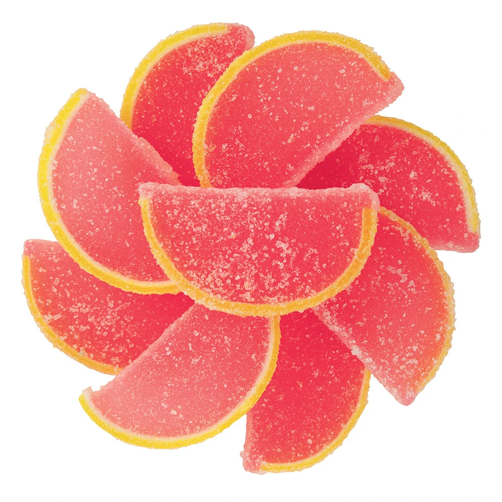 Pink Grapefruit Slices Gummy Sweet