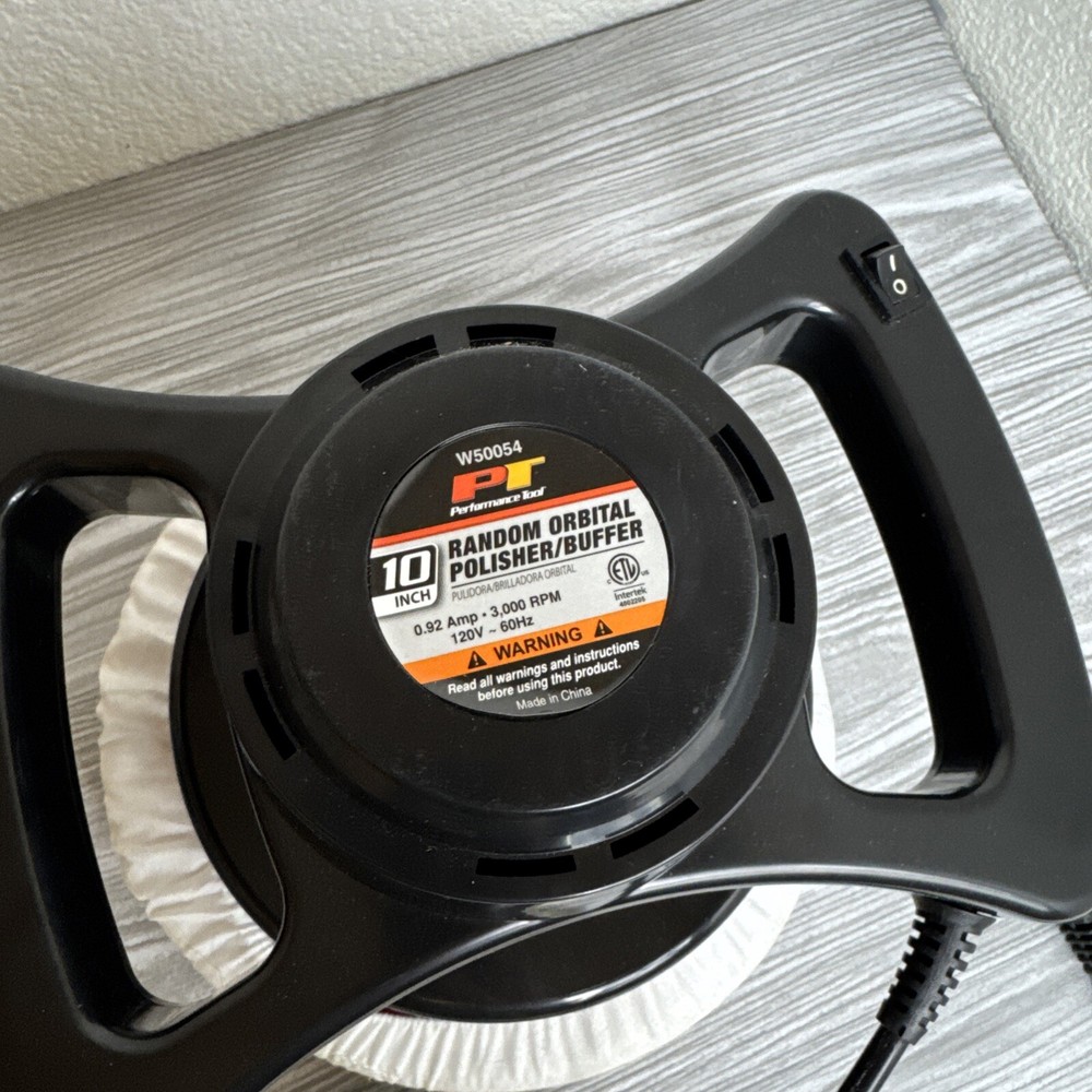Wilmar Performance Tool W50054 10" Automobile Random Orbital Polisher Buffer