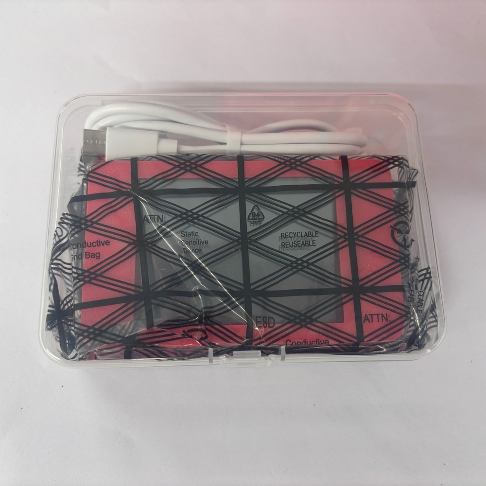 Nerdminer V2-Upgraded Speed Boost Fullscreen Bitcoin Miner Nerd Miner （Red）