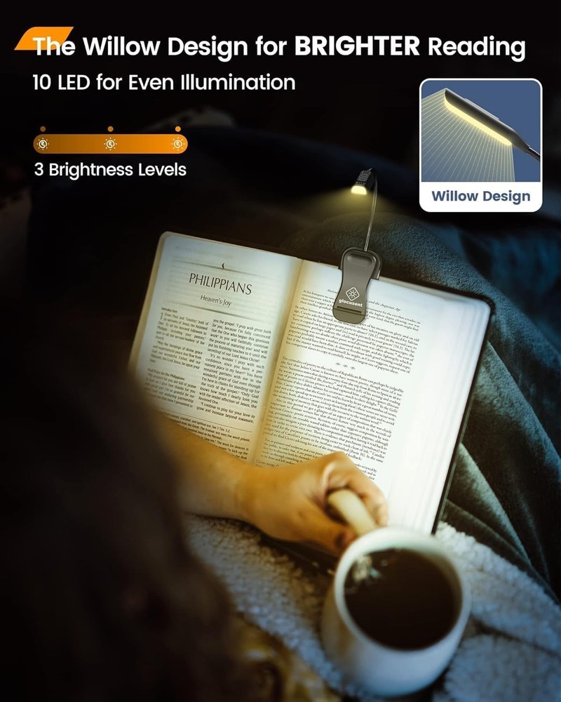Rechargeable Book Light for Reading