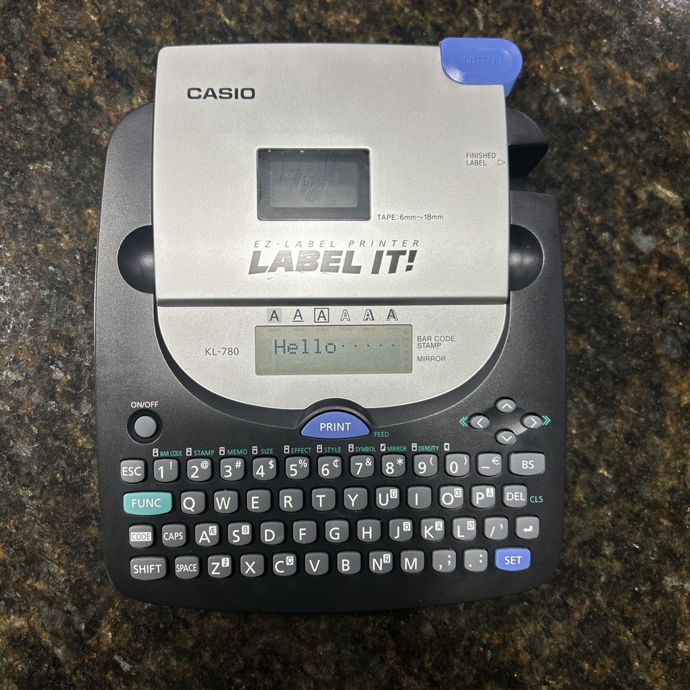 Casio Label It Kl-780 Working
