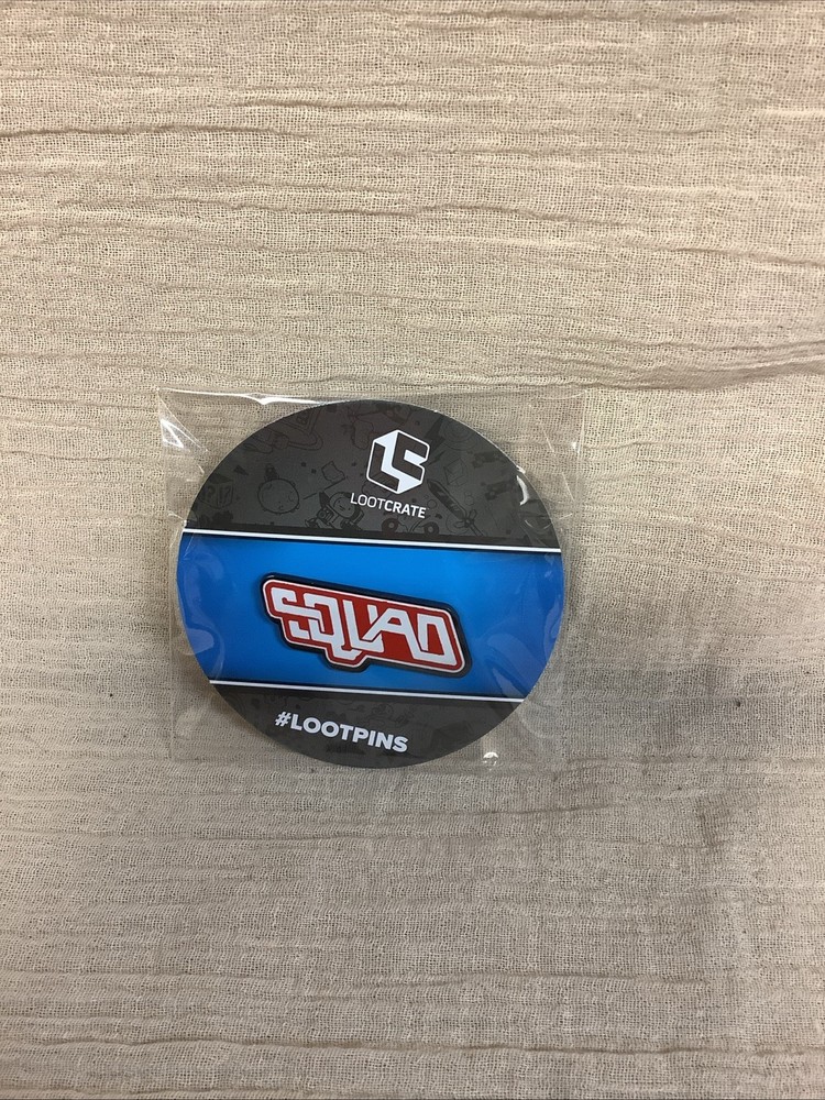 DC Comics Suicide Squad Inspired PinBack Loot Crate Exclusive