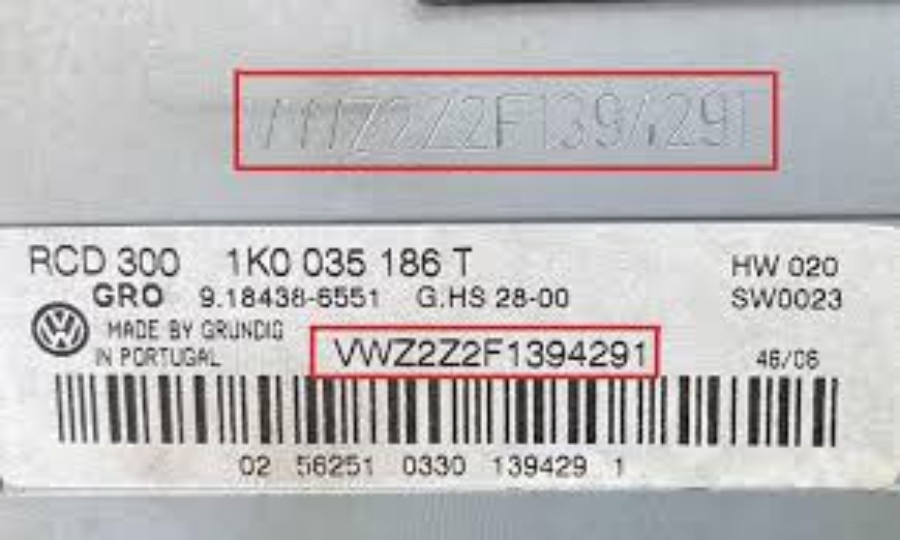 VW Radio Code Decode Service | RNS510 RCD210 SAFE