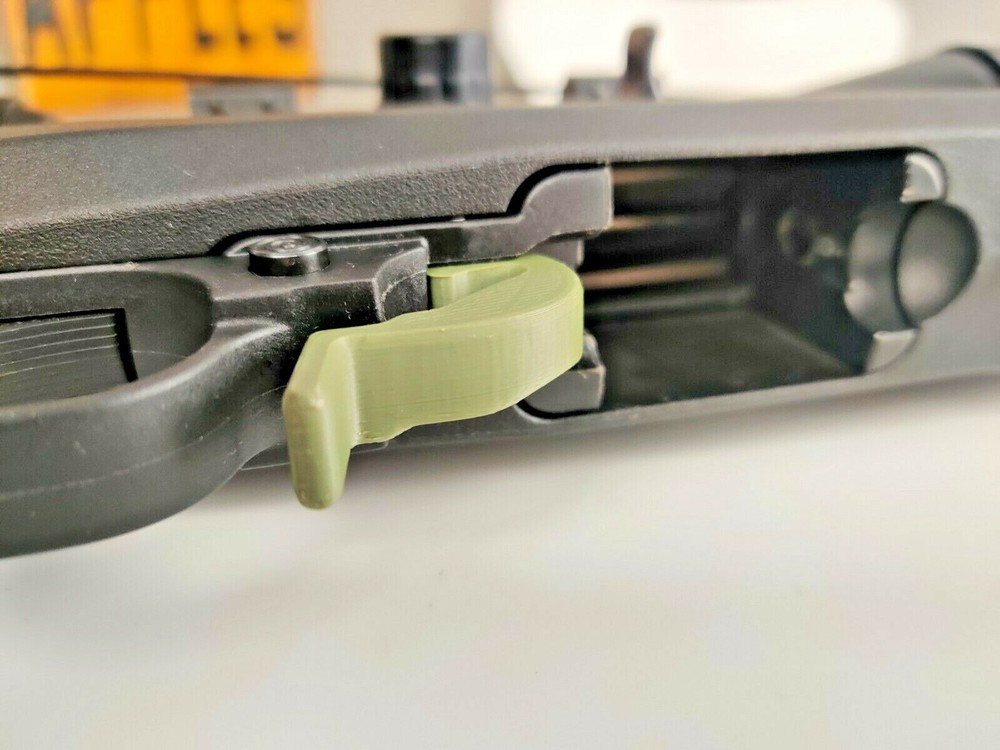Ruger 10/22 Custom "Stubby" Extended Magazine Release - GREEN