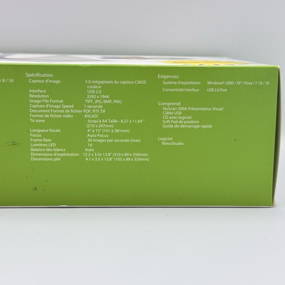 Adesso NuScan 500A Visual Presenter Document Camera Tested Working