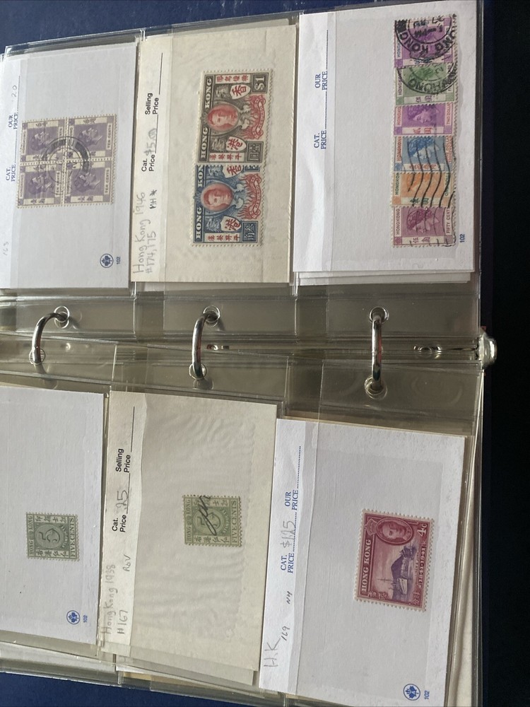hong kong stamp collection
