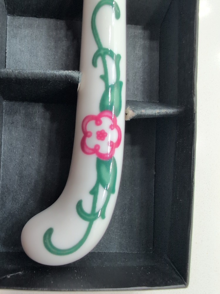 Pfaltzgraff Arbor Vine Resin handle Pie & Cake Server stainless blade Rare