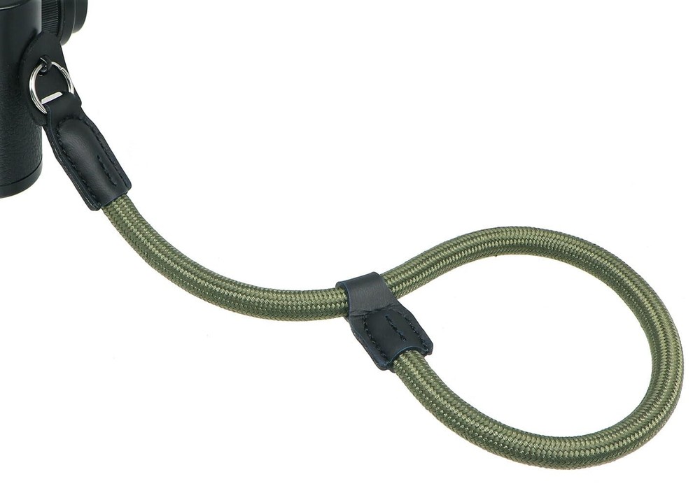 Quick Release Camera Hand Strap Adjustable Climbing Rope Green