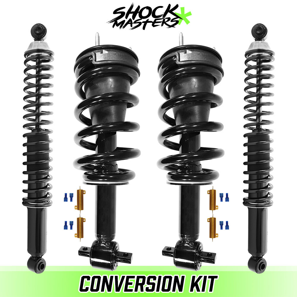 Front Rear Struts Shocks Conversion for 2007-2014 GMC Yukon