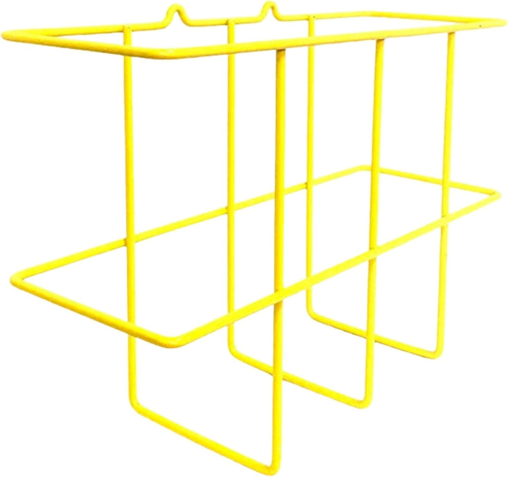 2 Pack Binder Display Rack, SDS/MSDS Wire Wall Mount Rack with Mounting Hardware