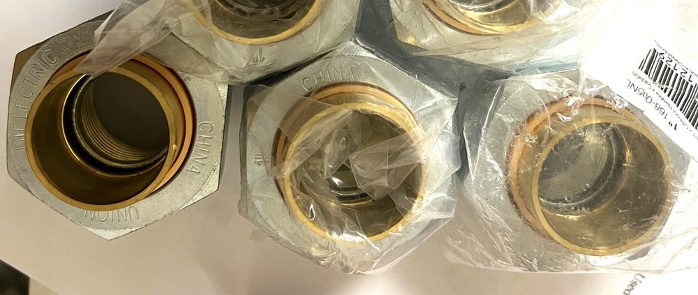 3x 1” FPT Brass Pipe Dielectric Union 168-005NL Soldered fitting & Threaded Lot