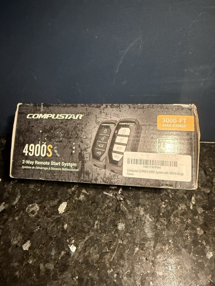 Compustar CS4900-S 4-Button 2-Way, 3000' Remote Start System Blade Not Included