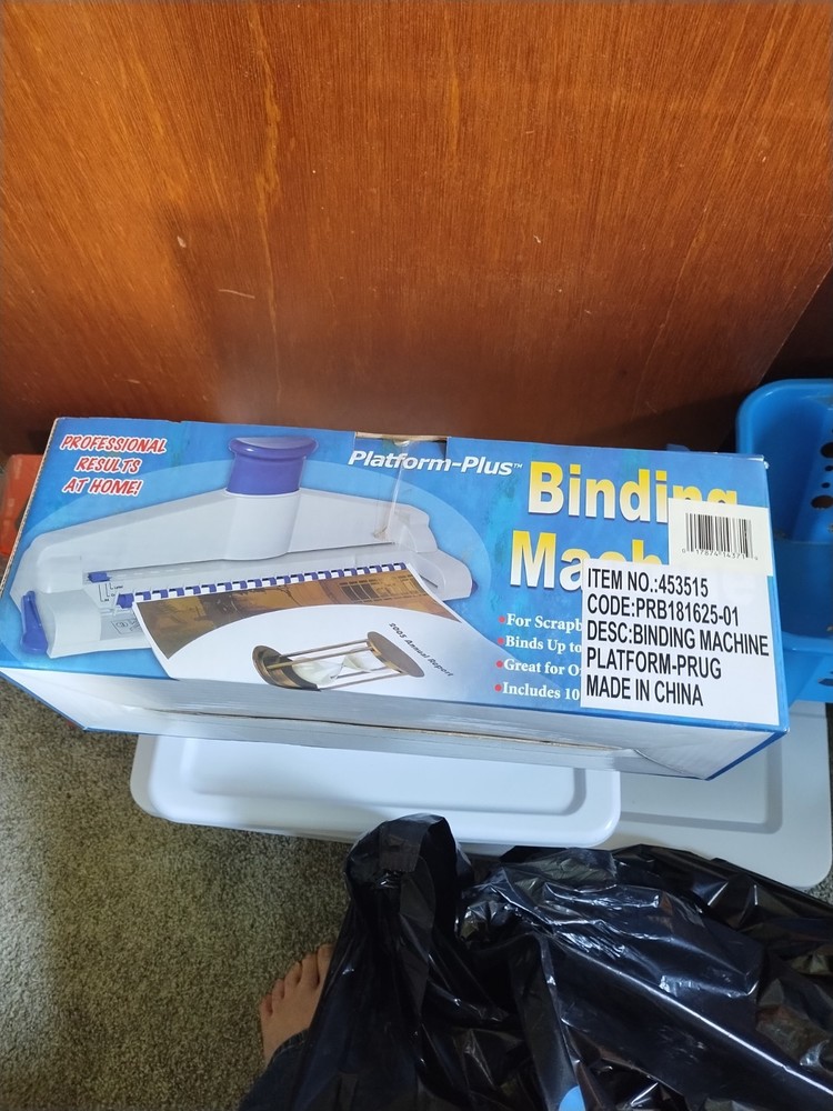 Platform Plus Binding Machine
