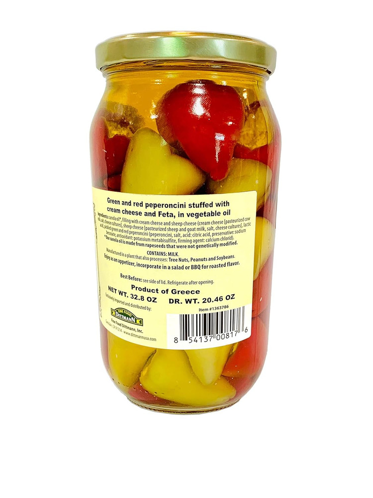 Stuffed Peperoncini Peppers Cheese 32.8oz