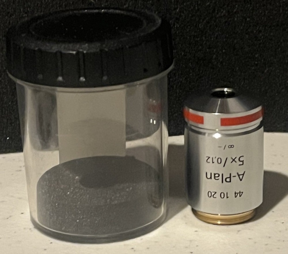 Zeiss A-Plan 5x/0.12 Microscope Objective 44 10 20