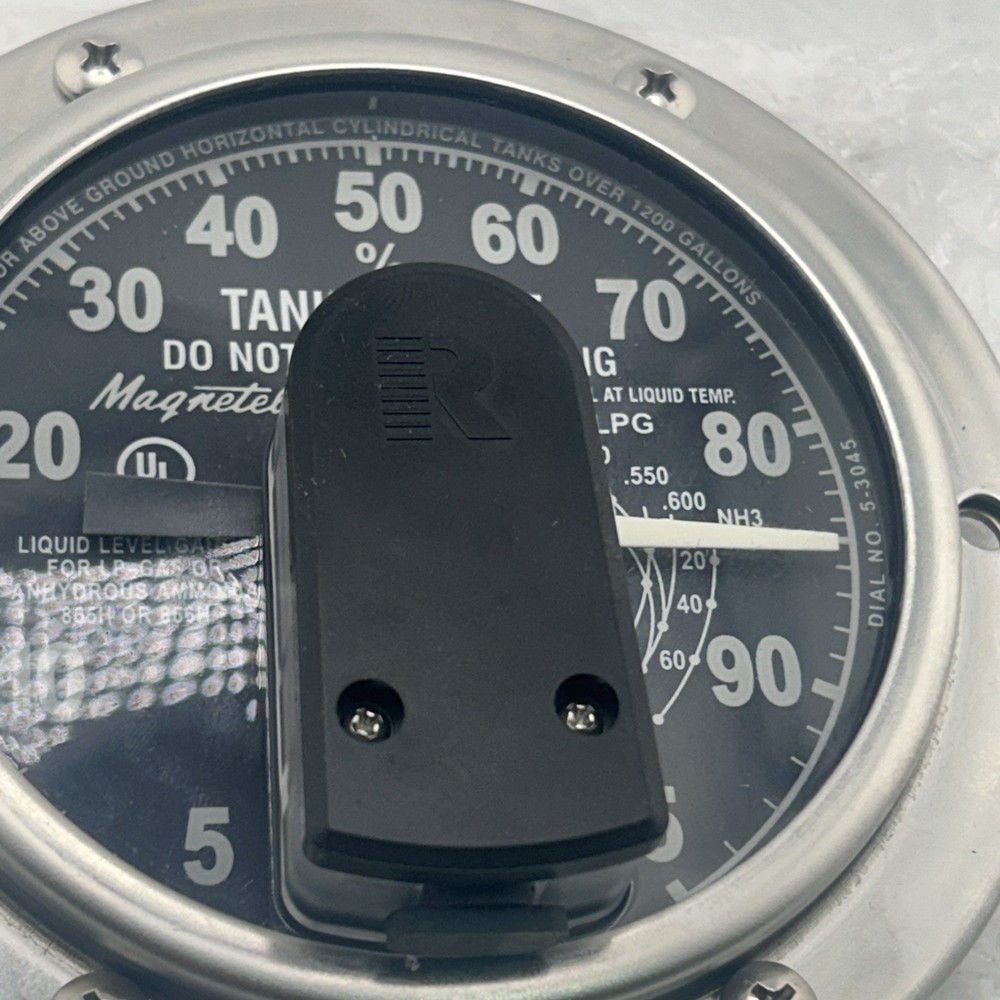 Rochester Gauge M6300 Series 4 in. Magnetel LP-Gas Or Anhydrous Ammonia 865 866H