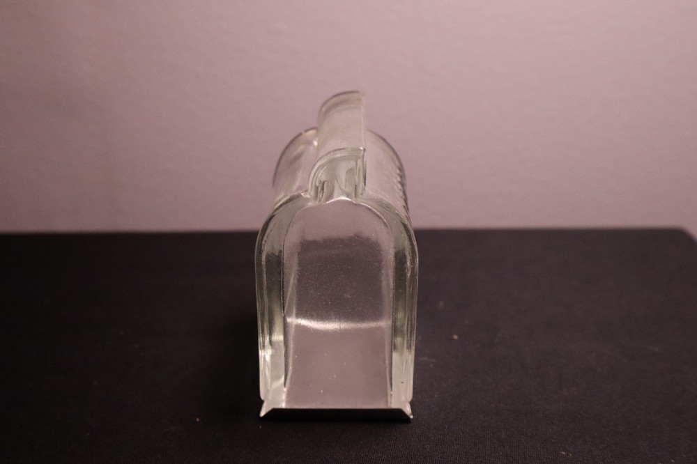 Antique Pressed Glass U.S. Mail Mailbox Candy Container 1920s