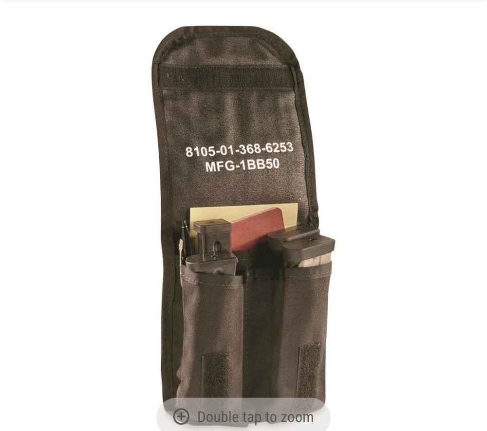 AN/PEQ-16A Pouch, Technical Manual, Laminated Card+Pattern diffusers+straps NEW
