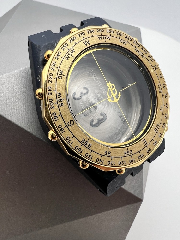 Mid 80's CASE Breitling Eric Tabarly Black Colab. Ref. 80790 28mm