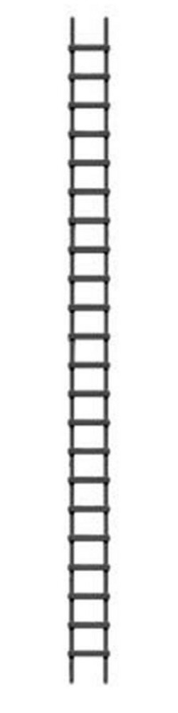 HO Scale Tichy Train Group 8316 Wood Ladders pkg (4)