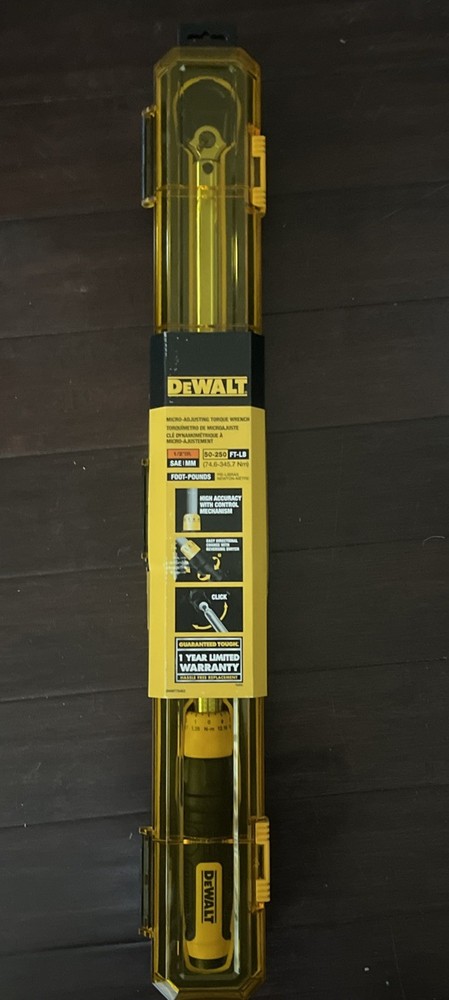 DEWALT DWMT75462 1/2”  Micro-Adjusting Torque Wrench