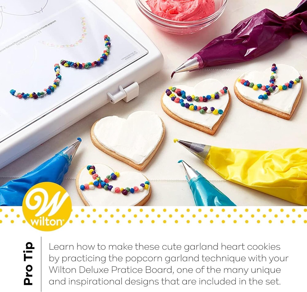 Durable Practice Board - Essential Tip Companion - Cake Decorating Guide